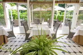 Conservatory dining 